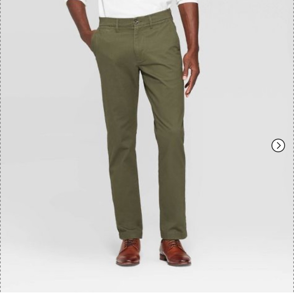 Men’s Athletic Fit Chino Pants by Goodfellow & Co 34x34